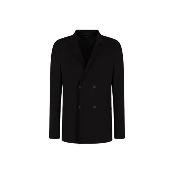 GIORGIO ARMANI Double breasted Jacket In Virgin Wool And Cashmere