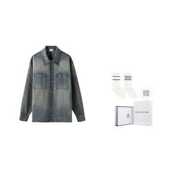 Charlie Luciano Denim Jacket Unisex Blue