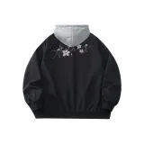 Black (with Gray Hats & Caps, Detachable)