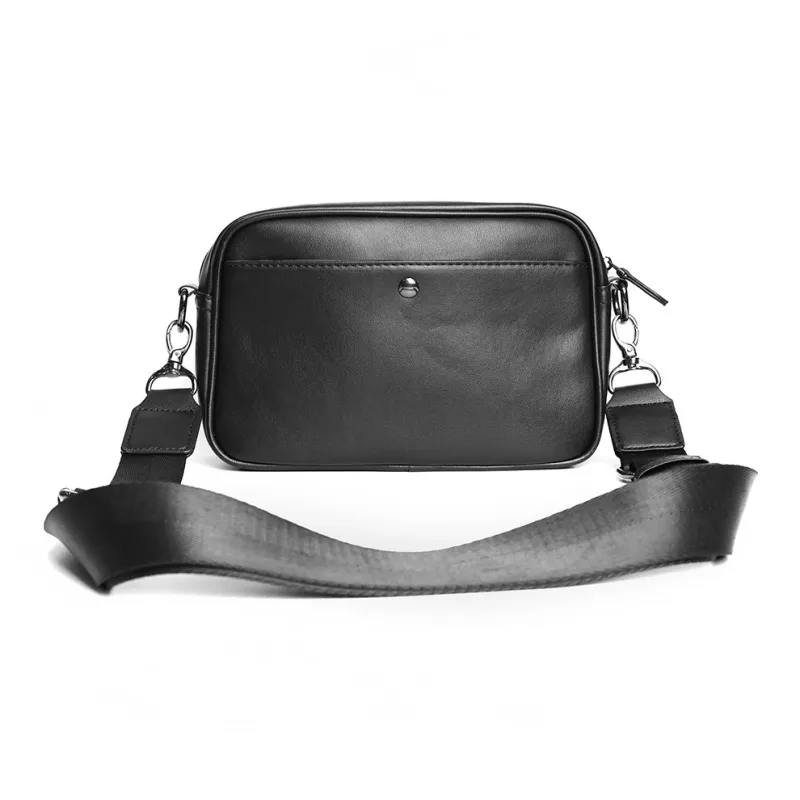 VIHUS PU Shoulder Bag Regular Men's Black-3