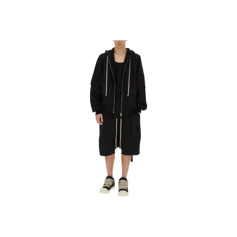 Rick Owens Zipped Hustler Hoodie-0