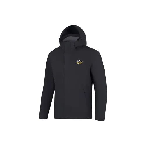 OZARK GEAR 블랙 남성 바람막이 재킷