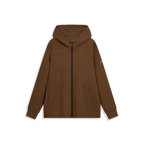 XTEP Jackets Coats Men's Honey Tea Brown