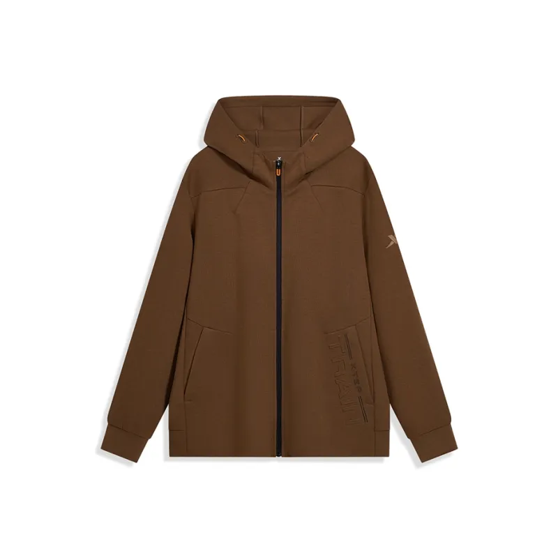 XTEP Jackets Coats Men's Honey Tea Brown-0