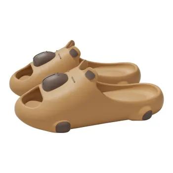 Lighthearted Fashion Home Cute Capybara Summer Couple EVA Soft Sole Cool Slippers With Squashy And Bouncy Feeling