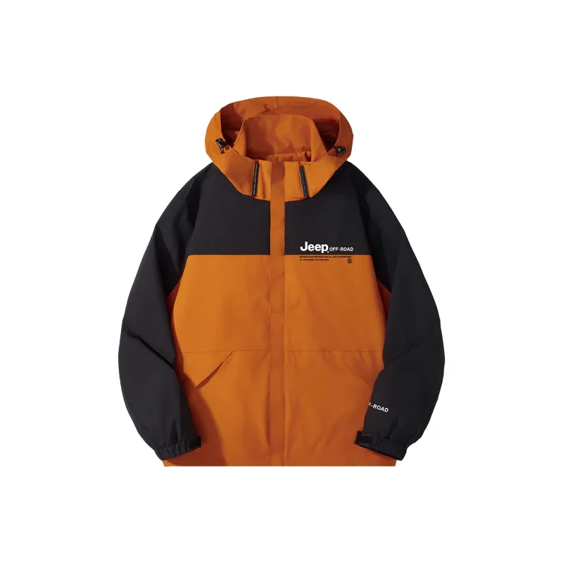 Jeep Windbreaker Jacket Trench Coat Unisex-3