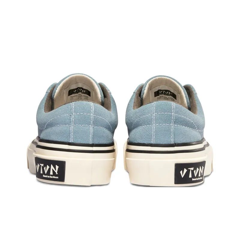 VTVN Rock Anti Slip Wear Resistant Low Top Skateboard Shoes Unisex Blue-4