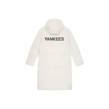 MLB New York Yankees Basic Collection FW24 Down Jacket Unisex Ivory