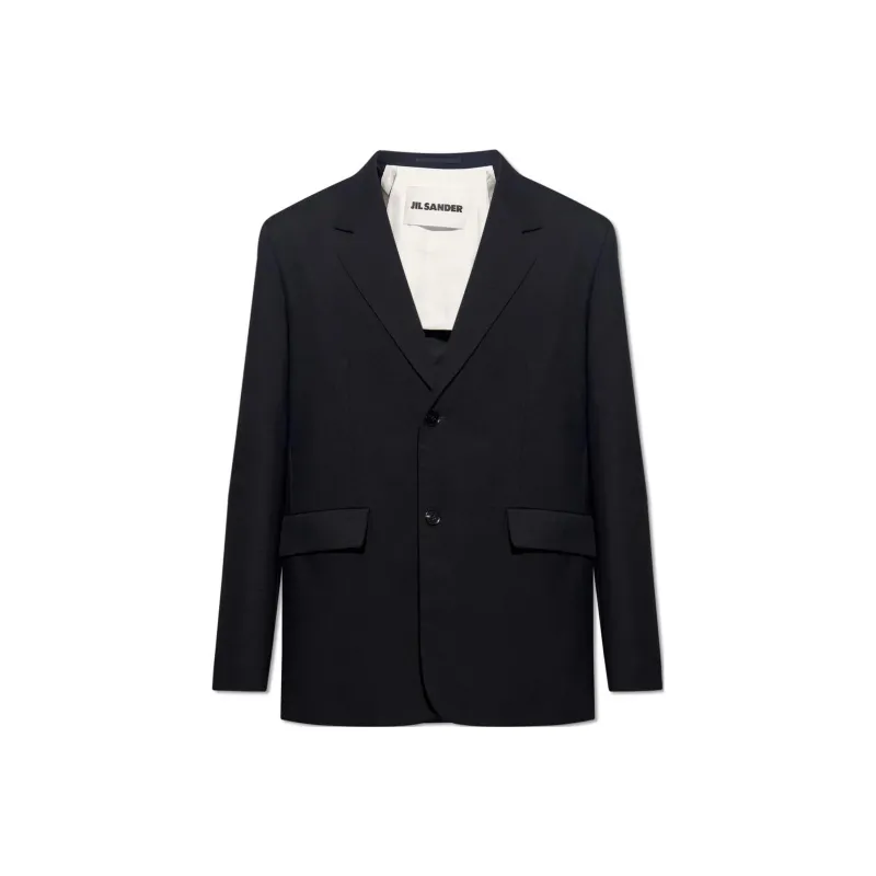 JIL SANDER Single Breasted Blazer-0
