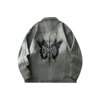 Ice Flying Denim Jackets Unisex
