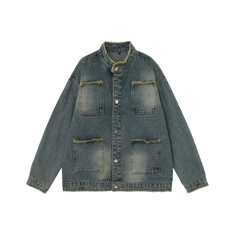 Michael Rock Denim Jacket Unisex-0