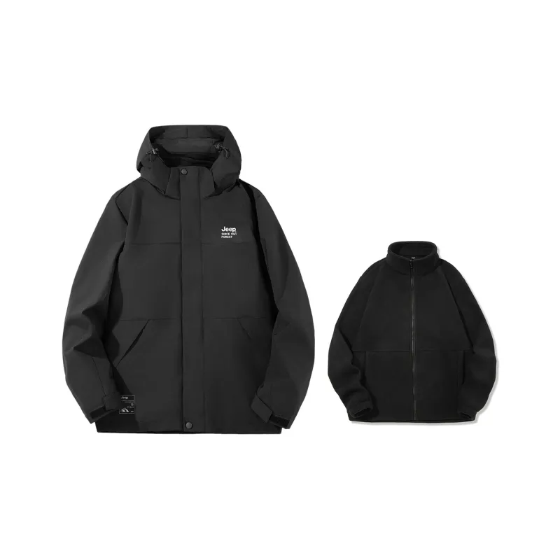 Jeep Windbreaker Jacket Trench Coat Unisex-28