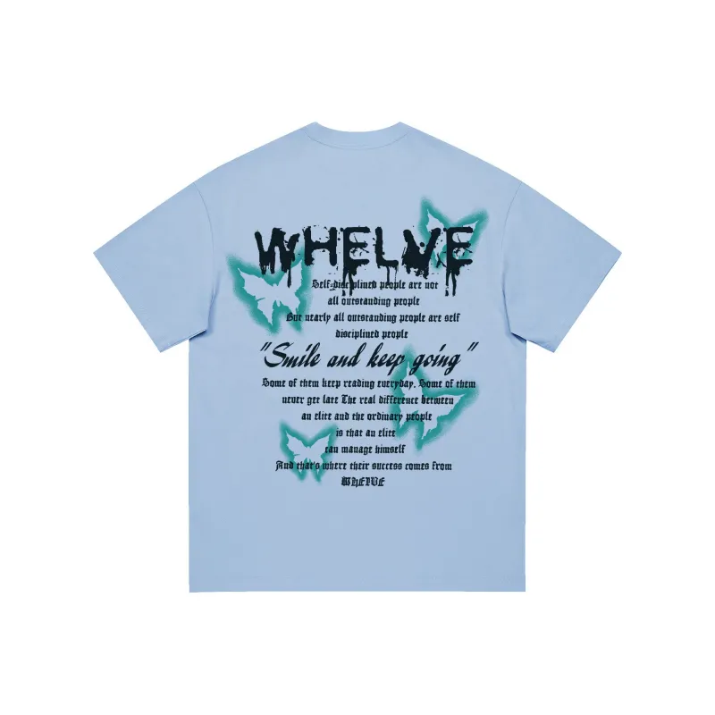 WHELVE Short Sleeved T Shirts Unisex-12
