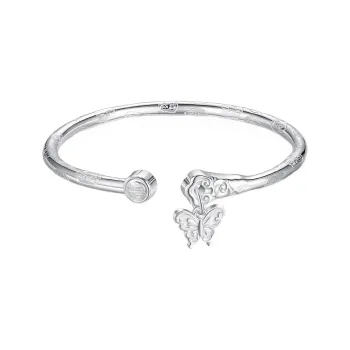 Nine Music 999 Fine Silver Bangles Unisex