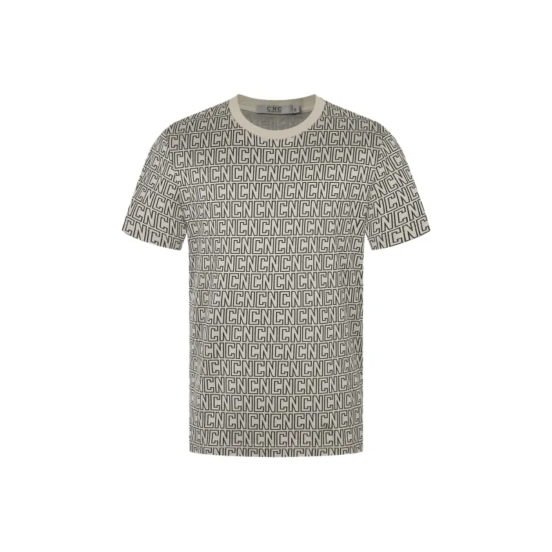 C'N'C New Order & Classics Series T Shirt Men's Brown With Print-0