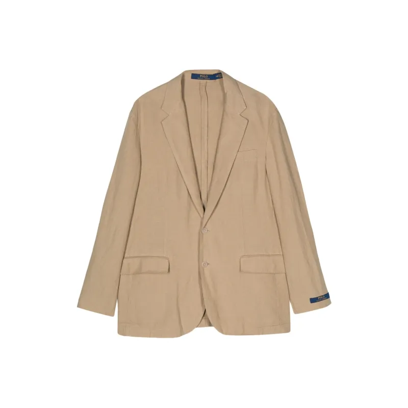 Polo Ralph Lauren Single-breasted Linen Blazer-0
