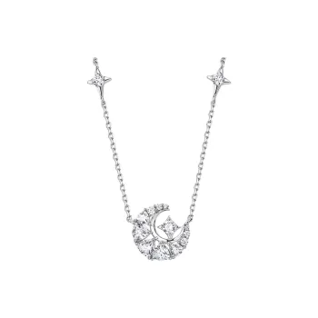 VEODO S925 Silver Necklaces Women's Silver