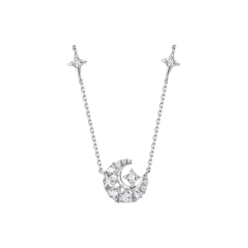 VEODO S925 Silver Necklaces Women's Silver-0