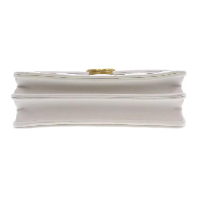 CHANEL Lambskin Flap Bag, Clutch, Crossbody Bag, Shoulder Bag Women's White-4