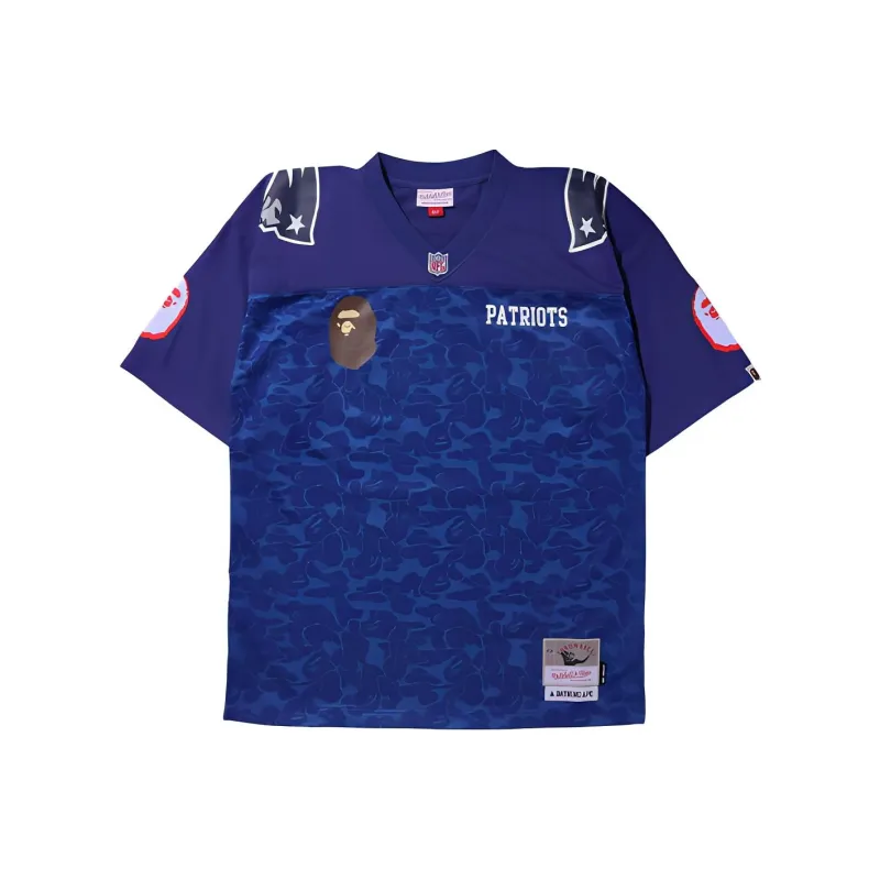 Bape X Mitchell & Ness Nfl New England Patriots Legacy Jersey-0