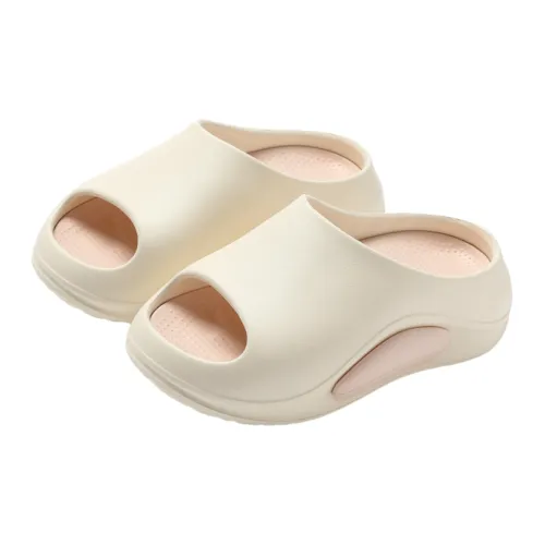 Rui Tekon Platform EVA Summer Squashy And Bouncy Feeling Breathable Home Indoor Slip Resistant Closed Toe Slippers