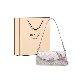 Vigno Synthetic Leather Crossbody Bag, Shoulder Bag Regular Women's Purple/Ecru
