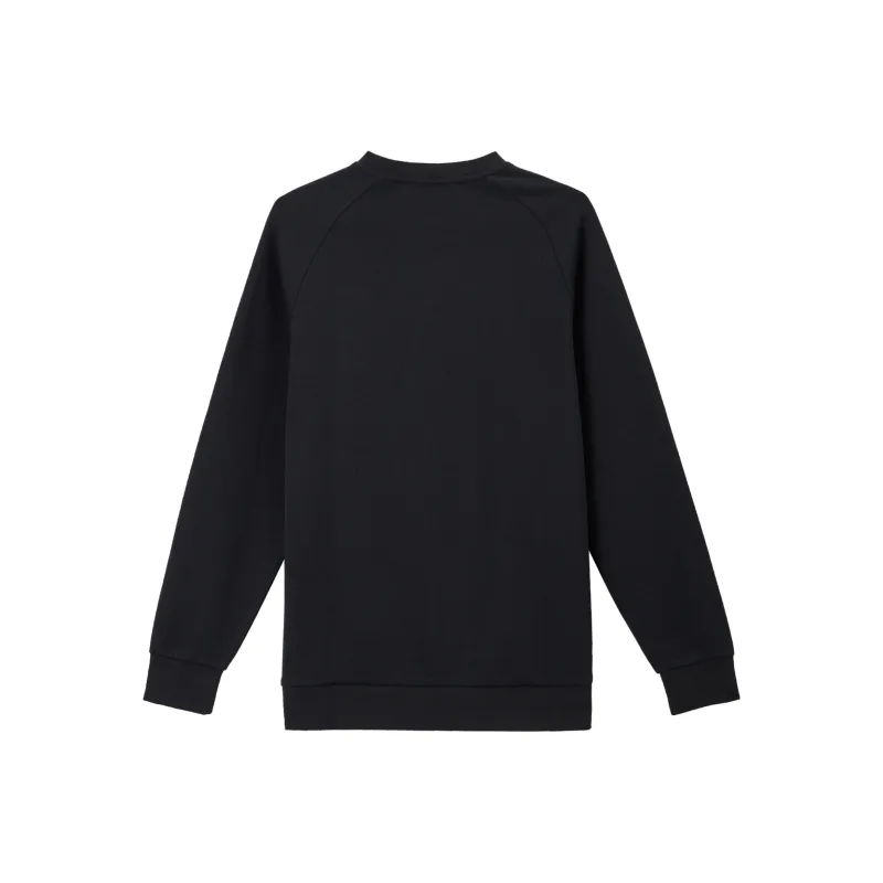 Adidas Sweatshirts Unisex Black With Gold Logo-1