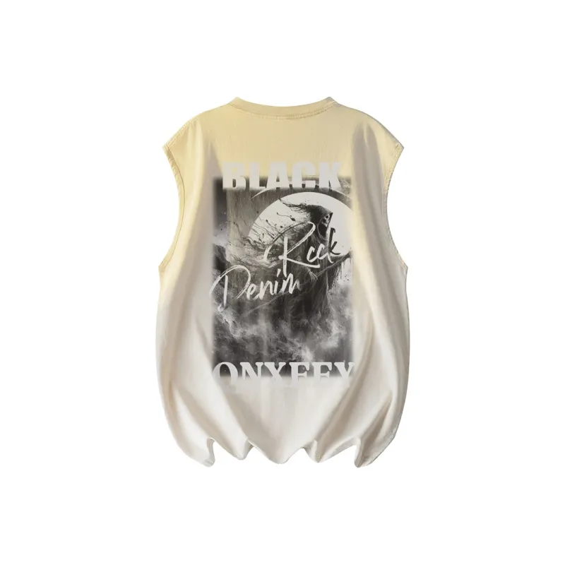 Qnxeey Tank Tops Unisex-4
