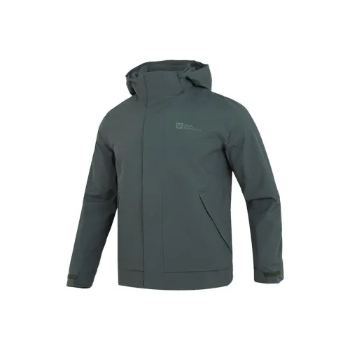 Jack Wolfskin Waterproof And Windproof Windbreaker Jacket Men's