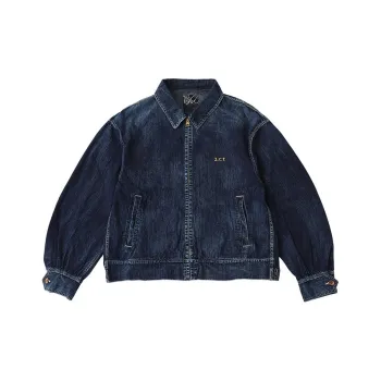 Visvim Embroidered-logo Denim Jacket