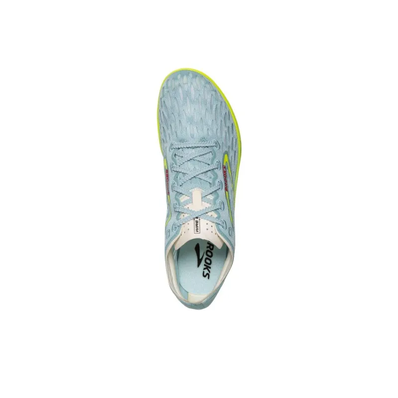 Brooks Wire 8 Shock Absorbers With Slip Resistant And Abrasion Resistant Properties Low Top Running Shoes Unisex Blue-5