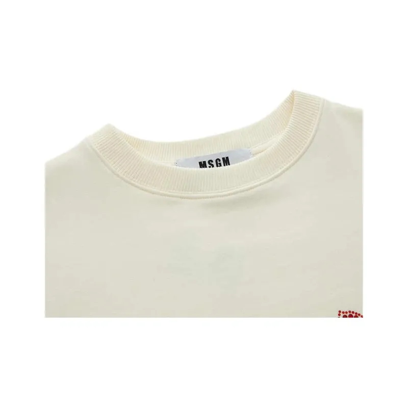 MSGM Sweatshirts Women's Cream-2