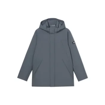 AIGLE Down Jackets Men Rock Blue Gray