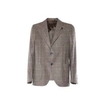 LARDINI Houndstooth Blazer