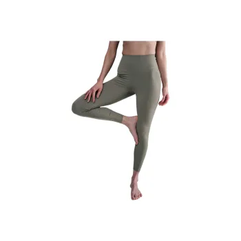 Nike Yoga Pants Women's Light Army Green Black