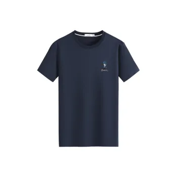 Dance With Wolves T Shirt Men's Dark Blue 102