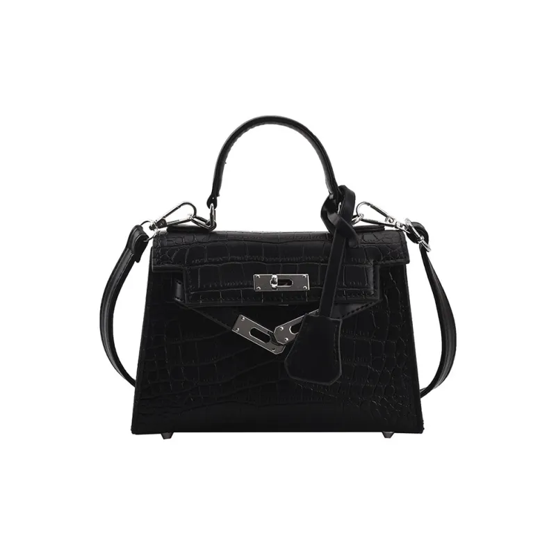 Bywhich PU Handbag Regular Women's Black-4