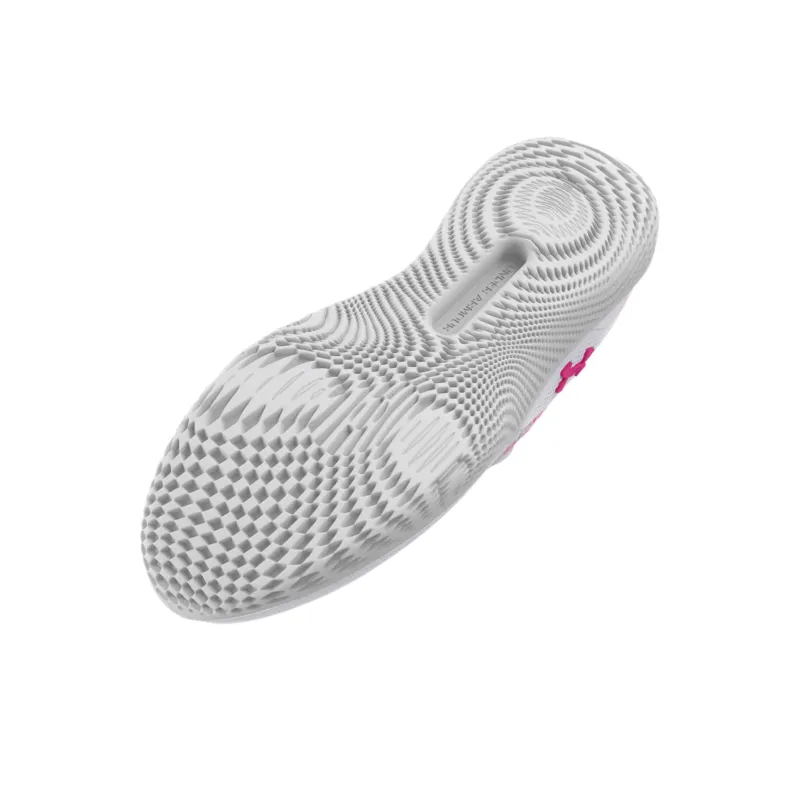 Under Armour IntelliKnit Low Top Training Shoes Women's Gray White-4