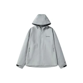 OUTDOOR PRODUCTS Waterproof, Windproof, Breathable, And Abrasion Resistant Windbreaker Jacket Men's Glacier Gray