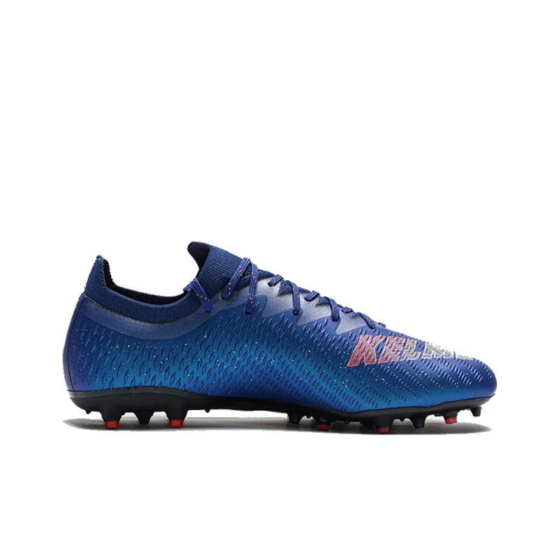 KELME Lightning 2.5 MG Rubber Short Studs Anti Slip Wear Resistant Soccer Shoes Unisex Starry Blue-1