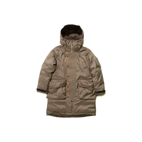 NANGA Auratex FIELD HALF COAT Down Jacket Men's Gray