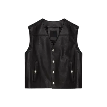 Givenchy Logo debossed Leather Vest