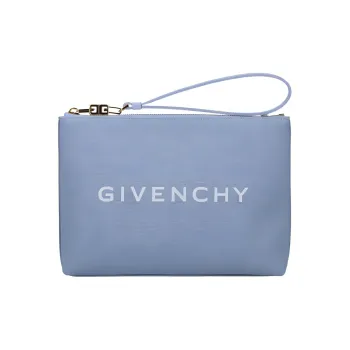 GIVENCHY Cotton Clutch Large Size Women's Blue