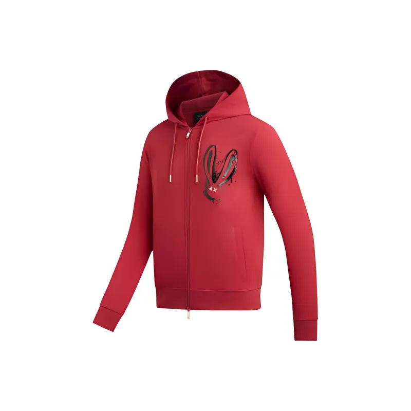ARMANI EXCHANGE Year Of The Rabbit Sweatshirts Men Red-2