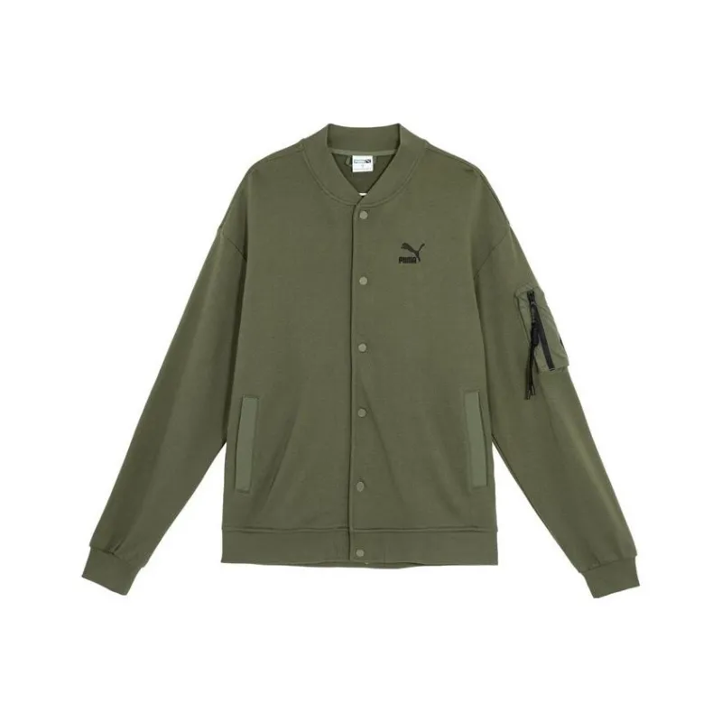 PUMA Jackets Unisex Army Green-0
