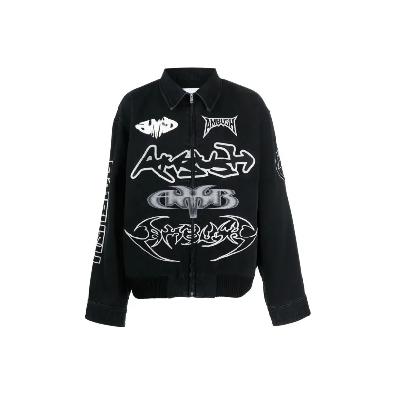 AMBUSH Patch Denim Bomber Jacket-0