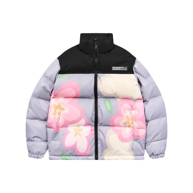 HARSH AND CRUEL Puffer Jacket Unisex Multicolor-15