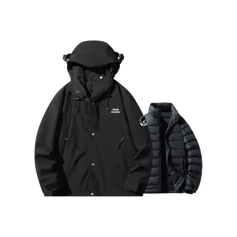 Jeep Waterproof And Windproof Jacket Trench Coat Asia Unisex-22