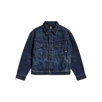 G STAR RAW Denim Jacket Men's Faded Himalayan Blue