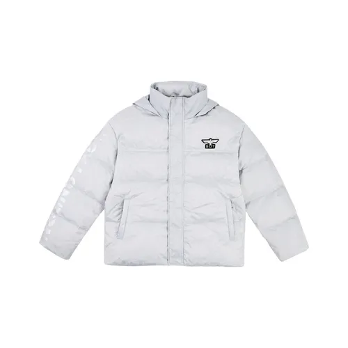 Boy London Down Jacket Winter Unisex Silver